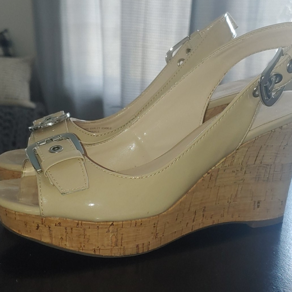 Nude wedges -"Carnival Barley" Franco Sarto
